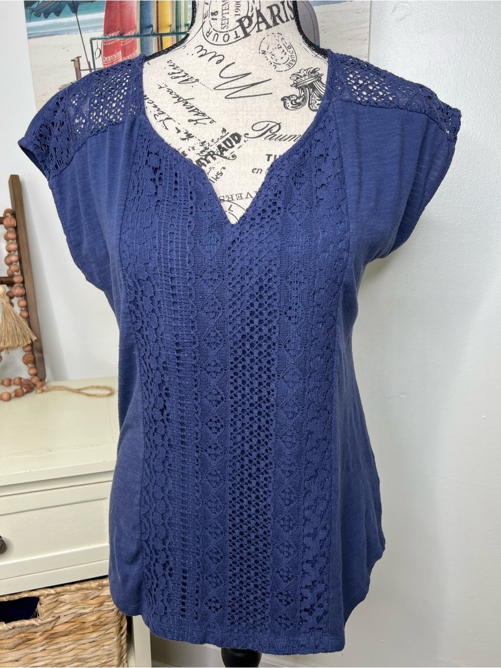Retrology Embroidered Top
